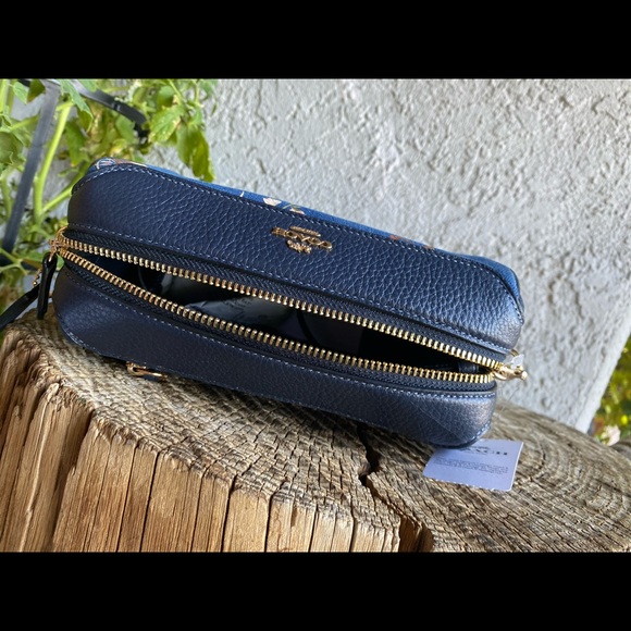 COACH DENIM FRL PRINT CROSSBODY - Picture 8 of 9